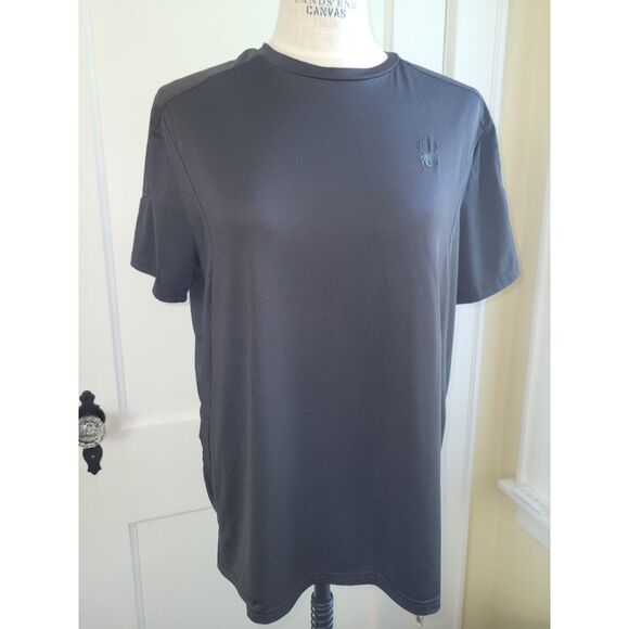Spyder Active‎ Men's MED Black Athletic T-shirt RN63619 - Picture 1 of 11